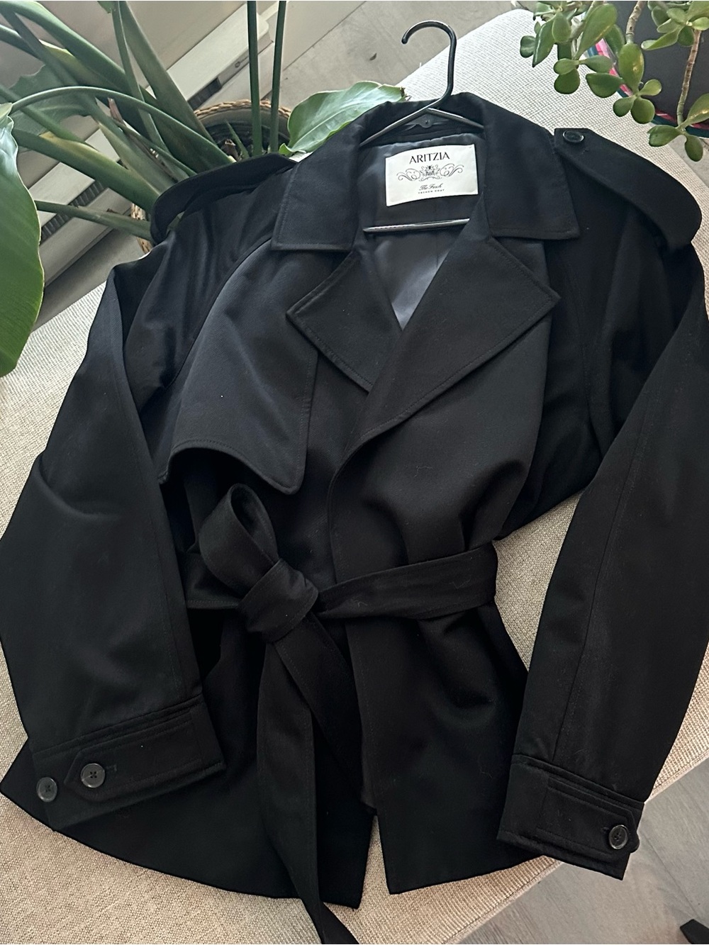 The Davis Short Trench Coat - Rich Twill